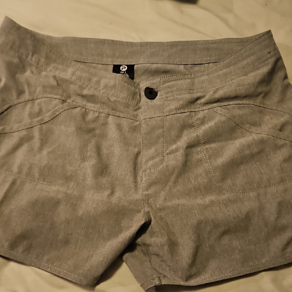 Pelagic Gray Cargo Shorts Lightweight Casual Design